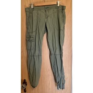Vintage Guess Green Y2K Cargo Jogger Women's Size 8 Gorpcore